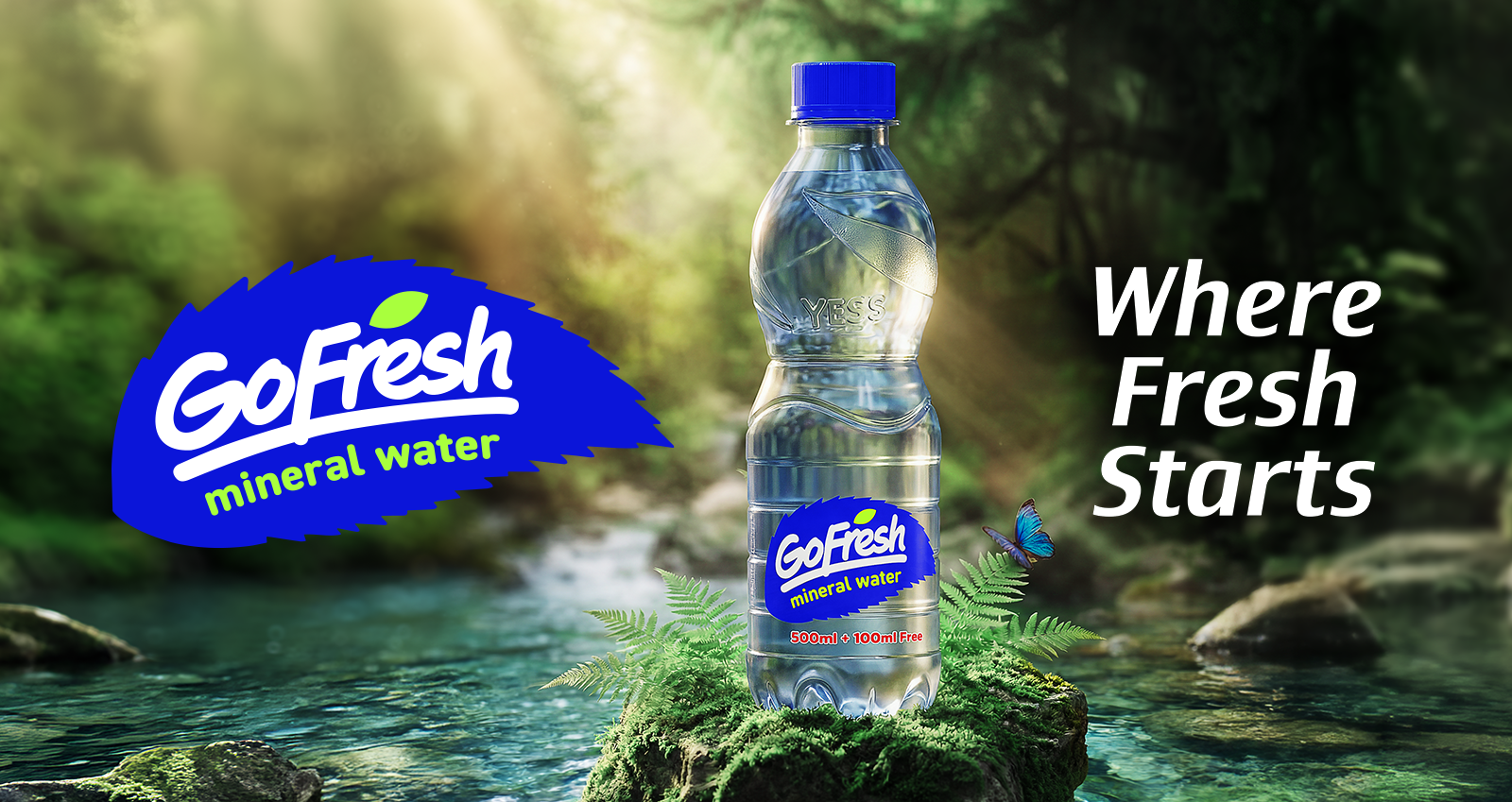 GoFresh mineral water banner