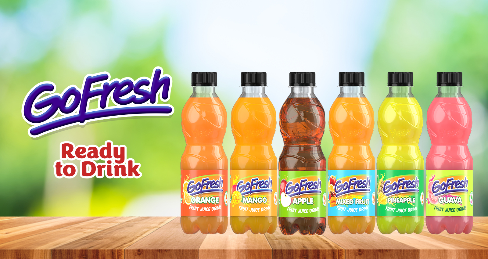 GoFresh ready to drink campaign banner